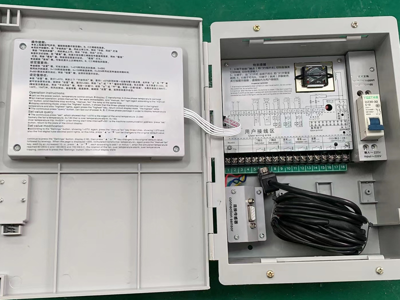 广西​LX-BW10-RS485型干式变压器电脑温控箱